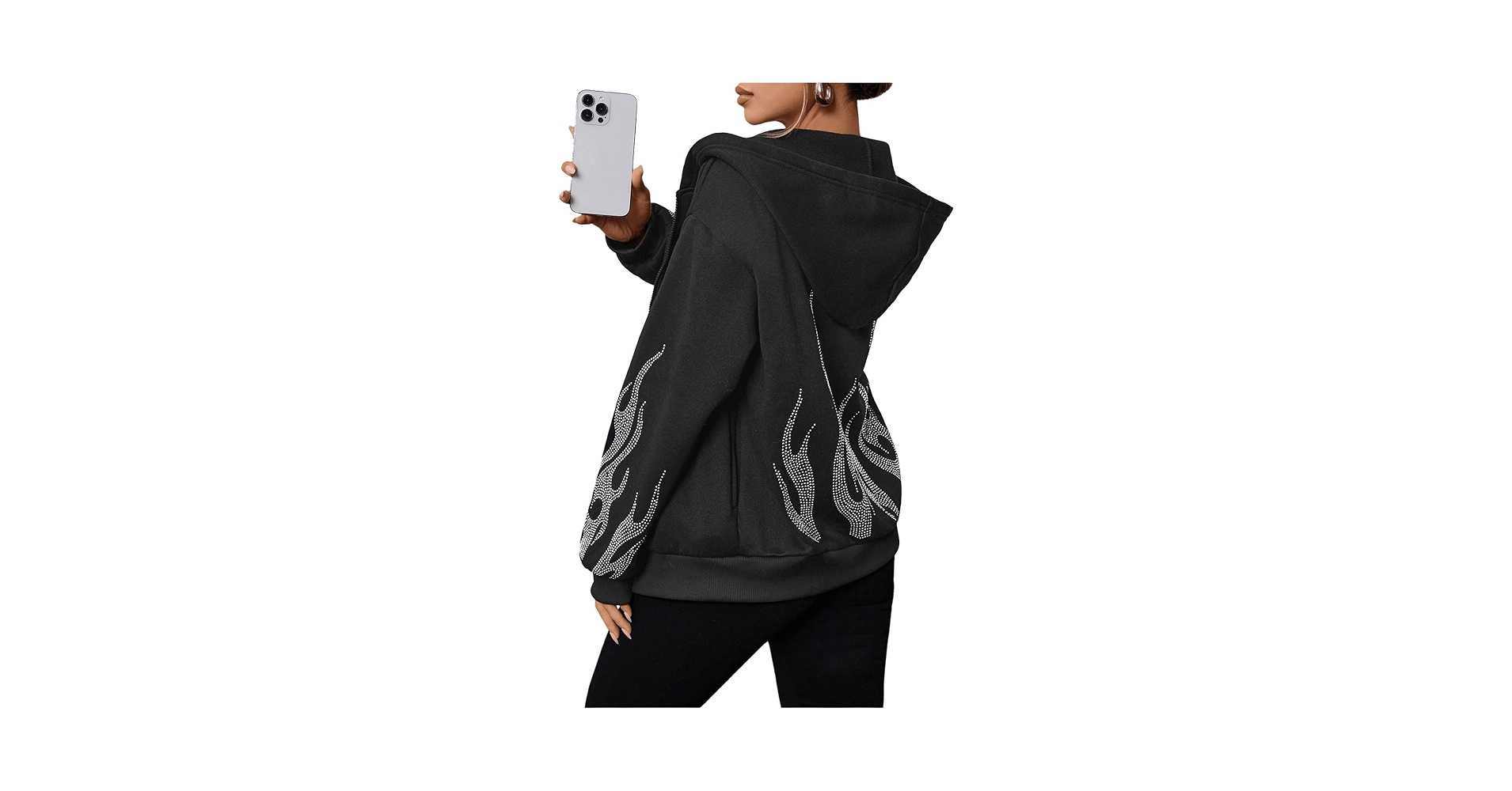 Amazon.com: SOLY HUX Womens Zip Up Hoodie Y2k Graphic Oversized